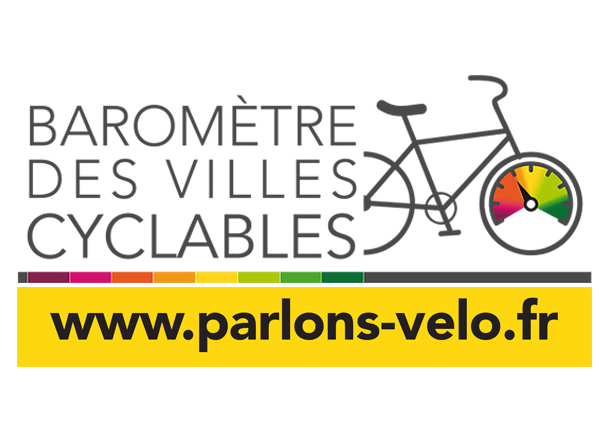 Logo du baromètres Parlons Vélo de la FUB